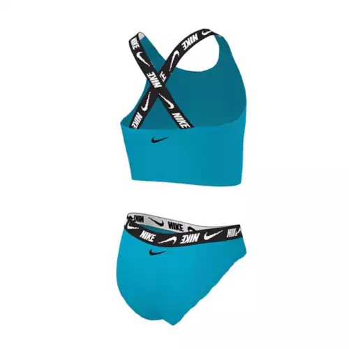 Girls' Nike Tape Crossback Midkini Set Tankini Set Swimsuit - Image 2