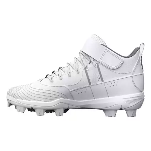 Boys' Under Armour Harper 7 Mid RM Jr. Molded Baseball Cleats - Image 2