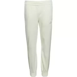 Girls' Adidas 6 Stripe Fleece Joggers