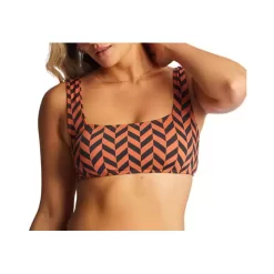 Women's Billabong Cross Step Square Tank Bikini Top Swimsuit