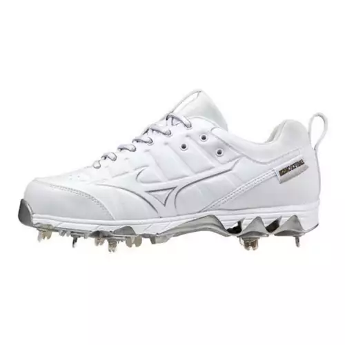 Women's Mizuno 9-Swift 7 Low Metal Softball Cleats - Image 4